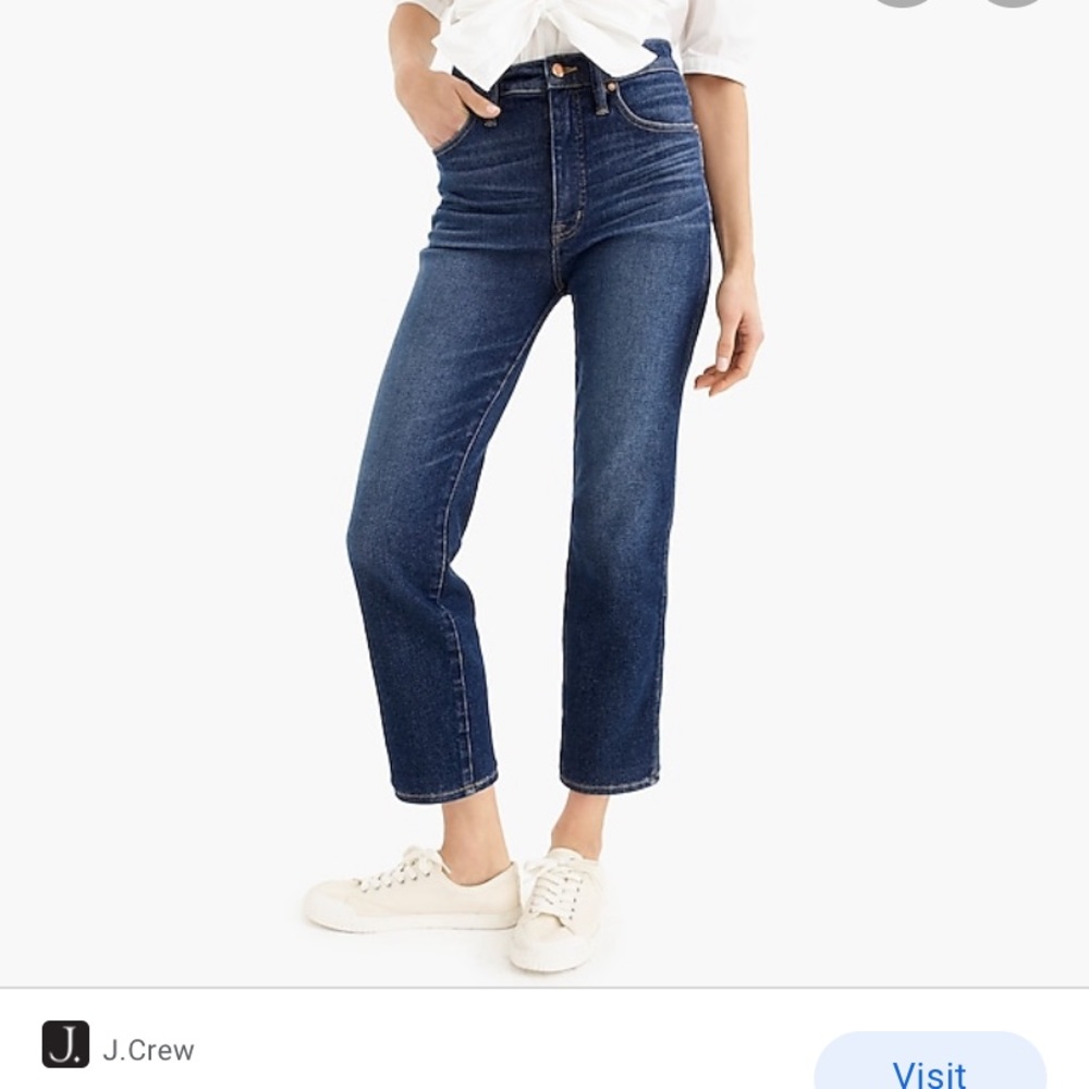 J.crew point sur denim high rise jeans sz 26